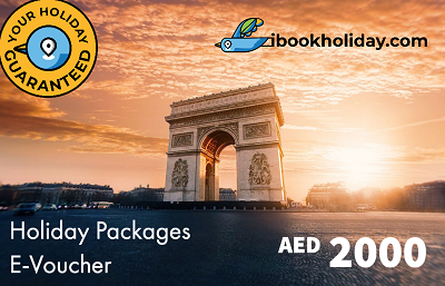 Holiday Packages E-Voucher From I Book Holiday, AED 2000